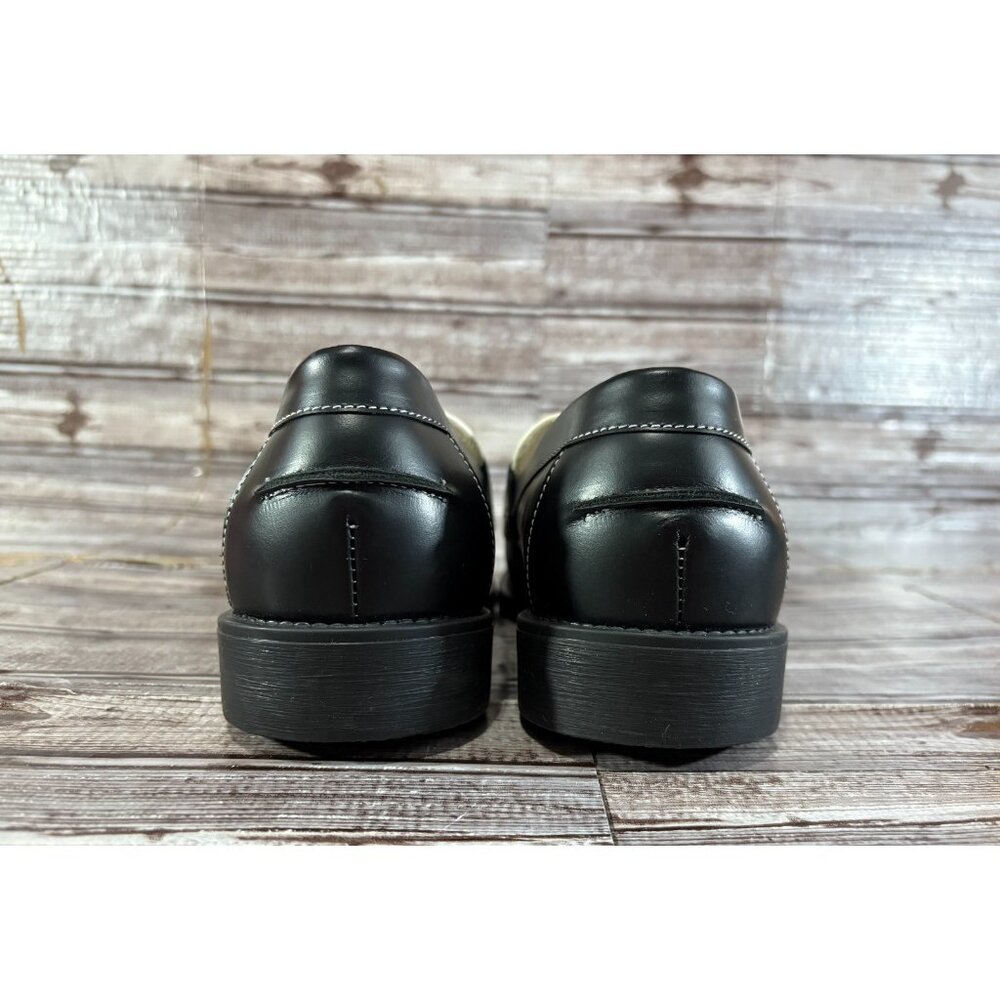 Duke + Dexter Core Wilde olive Penny Loafer Sz 7 Uk 8 US co:black white New - Picture 3 of 9